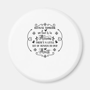 Íman Porque alguém que amamos está no céu, há um li