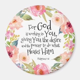 Íman Porque Deus está trabalhando em você, Magnet