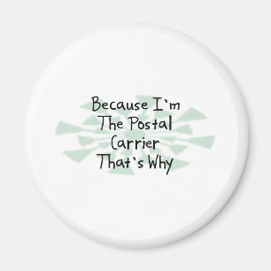 Íman Porque eu sou o portador postal