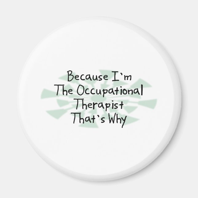 Íman Porque eu sou o terapeuta ocupacional (Frente)