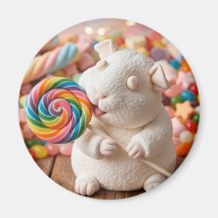 Íman Porquinho-da-índia de Marshmallow Caprichoso e Pir