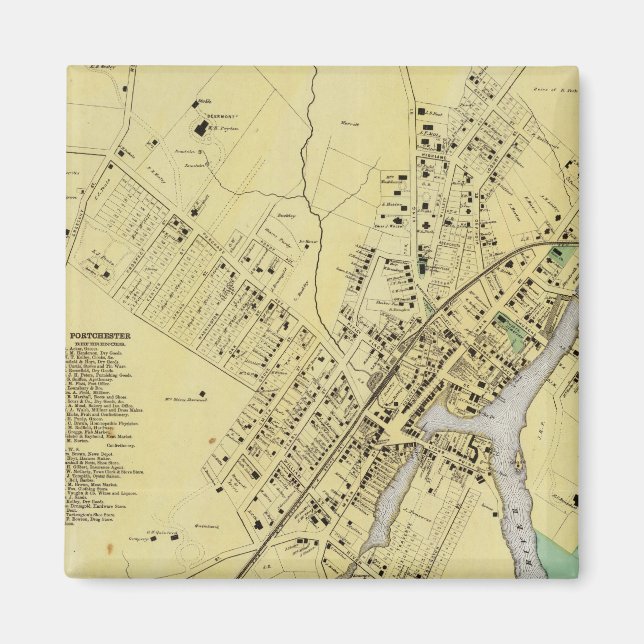 Íman Port Chester, NY (Frente)