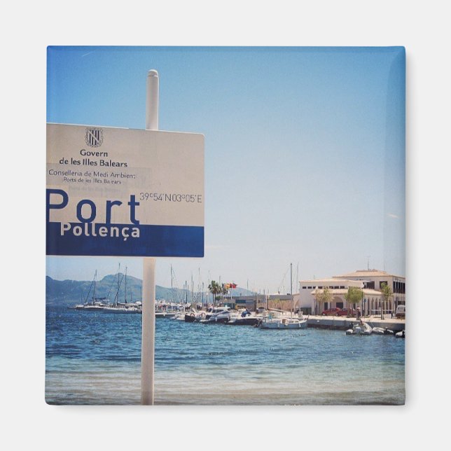 Íman Port de Pollensa, Magnet de Maiorca (Frente)