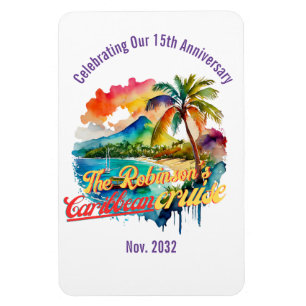Íman Porta CRUISE do CARIBE Personalizado Guarda-cost