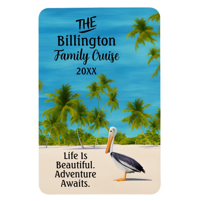 Íman Porta de Cabina de Cruzeiro Pelicano Ocean Beach W (Vertical)