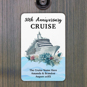 Íman Porta de Cabine de Cruzeiro de Aniversário de 50 A