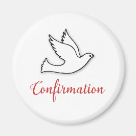 Íman Porta de confirmação de parabéns com Dourado, verm