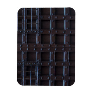 Íman Porta de Ferro Marrom Forte