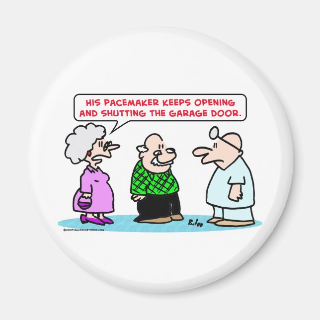 Íman porta de garagem de marca-passo aberta (Frente)