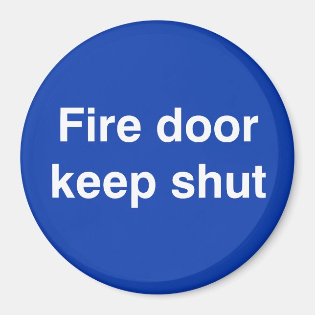 Íman Porta de Incêndio Manter Fechada (Frente)