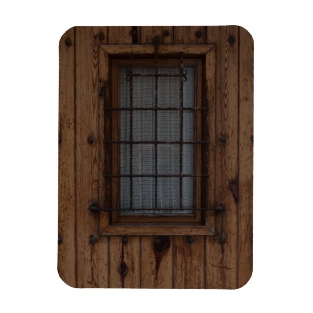 Íman Porta de Madeira Castanho (Vertical)