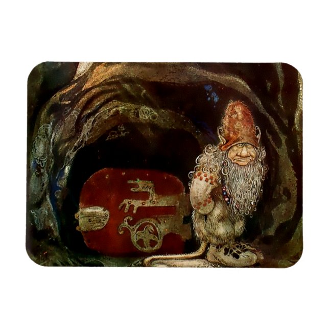 Íman “Porta de Troll” por John Bauer (Horizontal)
