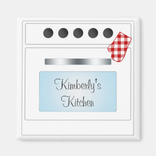 Íman Porta do forno do fogão personalizada (escolha a