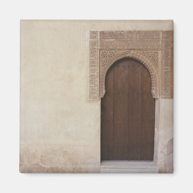 Íman Porta do Palácio de Alhambra, em Granada, Espanha (Frente)