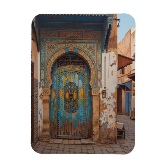 Íman Porta em Fez Marrocos Viagem (Vertical)