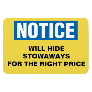 Íman Porta Engraçada Da Cabina De Cruzeiro - Esconde-Se