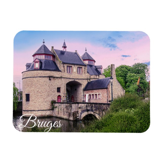Íman Porta histórica da cidade em Bruges (Horizontal)