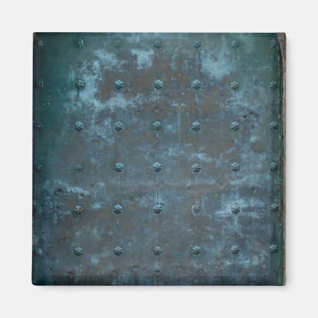 Íman Porta Metálica Enchida de Cobre Espanhola (Frente)