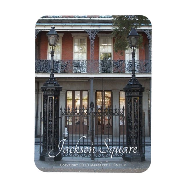 Íman Porta Quadrada Jackson, Nova Orleans, Quarto Franc (Vertical)