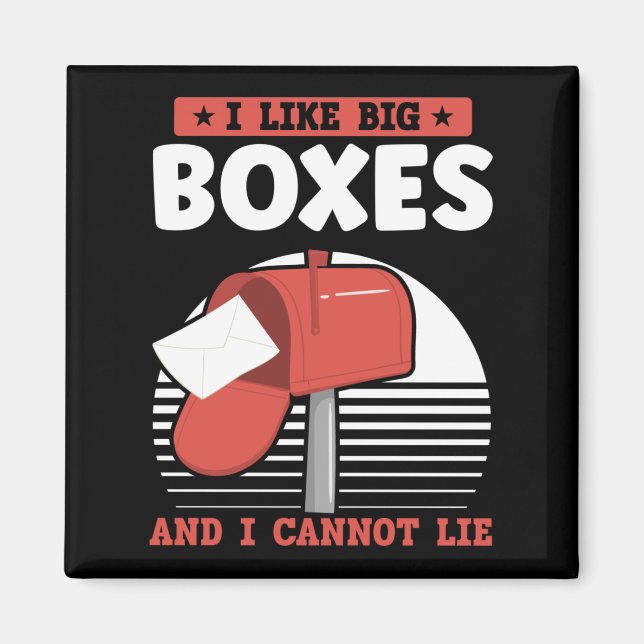 Íman Portadora de Correio Funny Mailman (Frente)