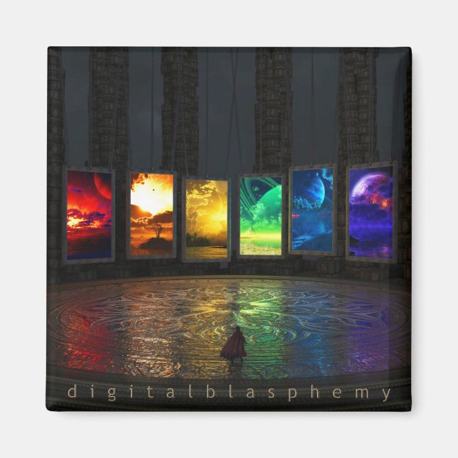 Íman Portals Square Magnet (Frente)