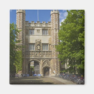 Íman Portão do Trinity College e fileiras de bicicletas