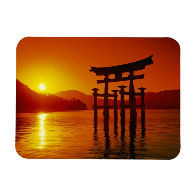 Íman Portão O-Torii, santuário Itsukushima, Miyajima, (Horizontal)