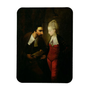 Íman Portia e Shylock de "O Merchante de Veneza" A