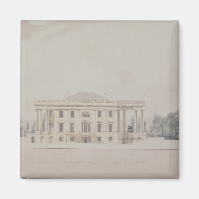 Íman Portico Sul da Casa do Presidente, 1807 (Frente)