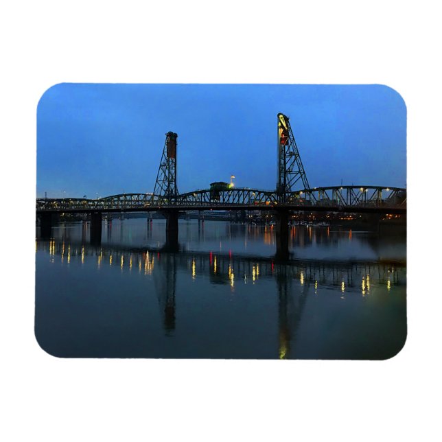Íman Portland Hawthorne Bridge #2 Magnet (Horizontal)
