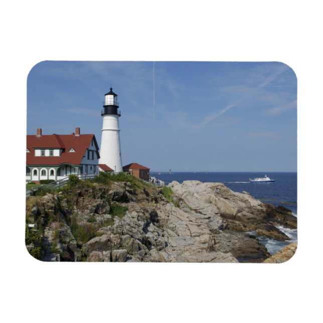 Íman Portland Head Light, Cabo Elizabeth, Maine, (Horizontal)