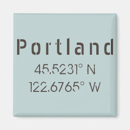 Íman Portland Latitude & Longitude
