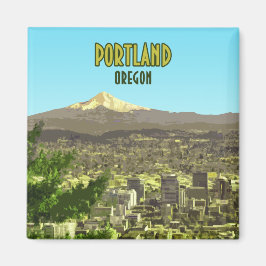Íman Portland Oregon Centro Mt. Hood Vintage