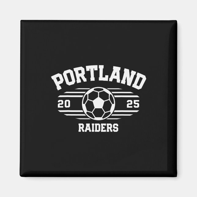 Íman Portland Raiders Futebol Byll 2025  (Frente)