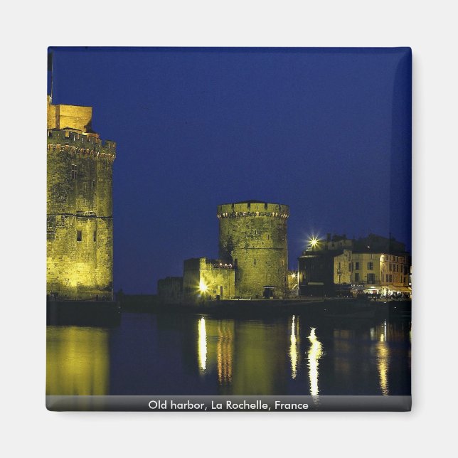Íman Porto antigo, La Rochelle, França (Frente)