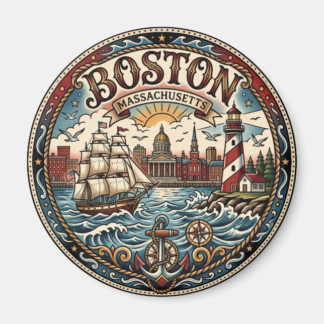Íman Porto de Boston (Frente)