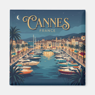 Íman Porto de Cannes à Noite França