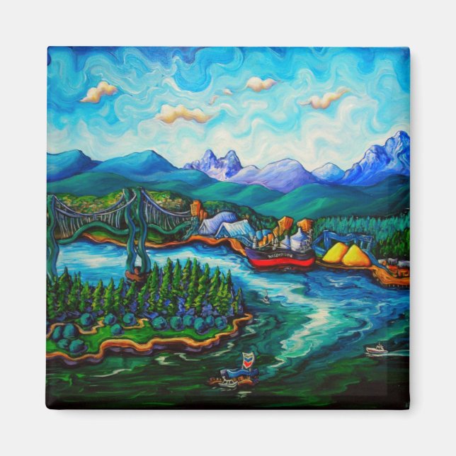 Íman Porto de carvão (Frente)