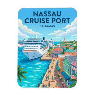 Íman Porto de Cruzeiro de Nassau Bahamas