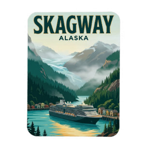 Íman Porto de Cruzeiro de Skagway Alasca