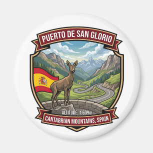 Íman Porto de San Glorio Espanha Estrada de Montanha