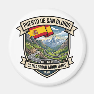 Íman Porto de San Glorio Estrada Alpina Espanhola