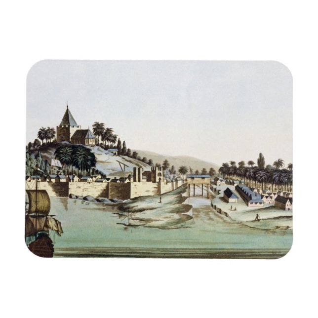 Íman Porto e cidade de Malaca, Malásia, ilustrati (Horizontal)