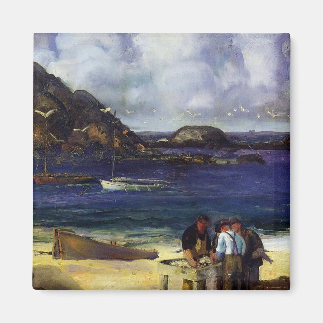 Íman Porto em Monhegan - George Bellows - 1913 (Frente)