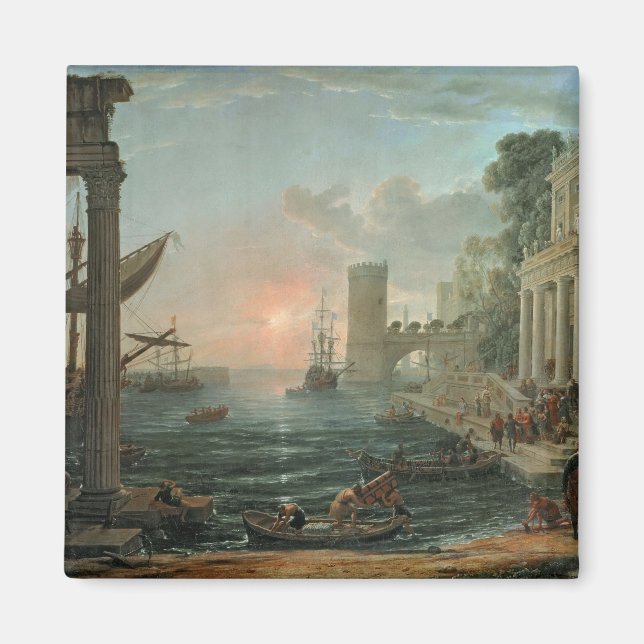 Íman Porto marítimo com a Embarque (Frente)