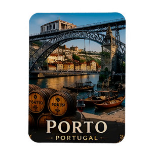 Íman 🧲 Porto Portugal Viagem Lembrança Para Visitantes
