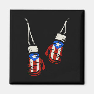Íman Porto Rico Porto Rico Boxando Luvas Sinalizador T