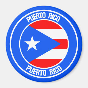 Íman Porto Rico Round Emblem