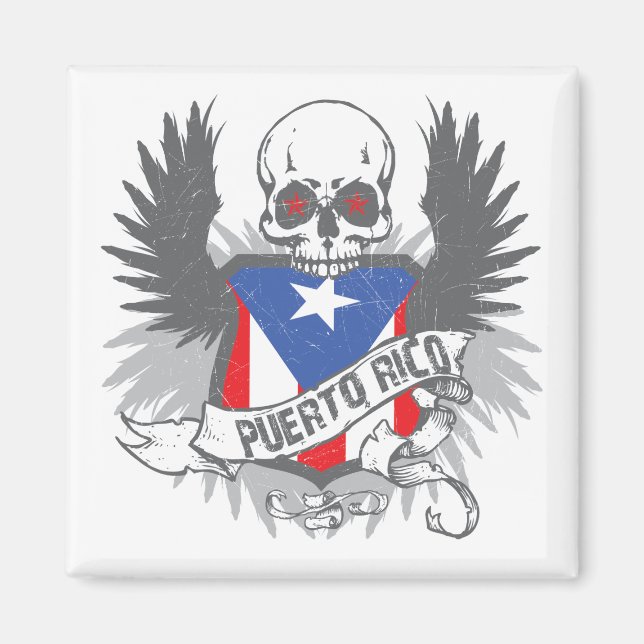Íman Porto Rico Star Magnet (Frente)