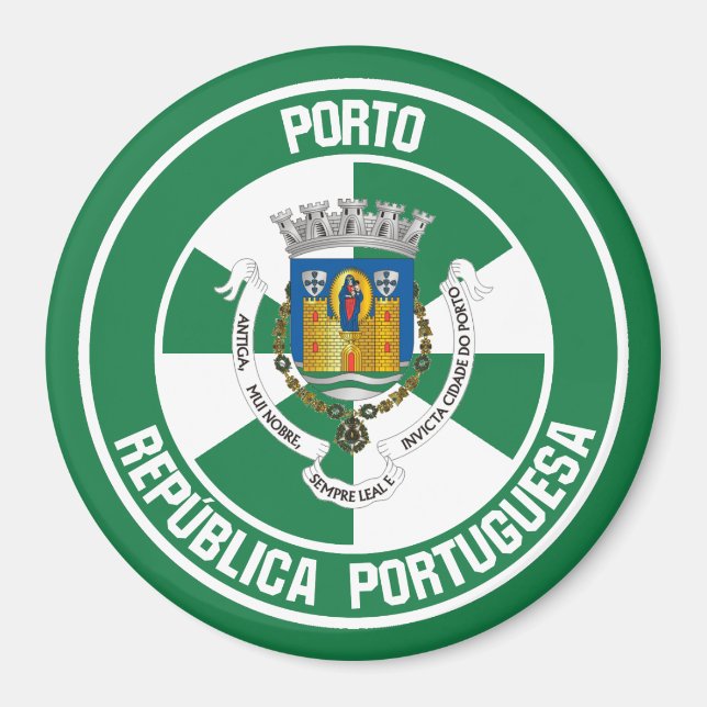 Íman Porto Round Emblem (Frente)
